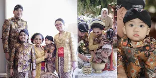 Potret Tedak Siten Baby Erlangga Anak Tata Janeeta - Brotoseno, Mewah dengan Adat Jawa