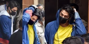 Potret Terbaru Aryan Khan Usai Ditahan Karena Kasus Narkoba, Mata Makin Sayu - Sidang Tak Ditemani SRK