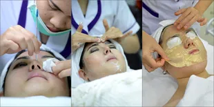 Potret Tina Toon Lakukan Perawatan Intensif Jelang Tahun Baru