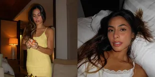 Potret Valerie Thomas Foto di Atas Ranjang Sambil Tiduran, Kenakan Baju Tidur Seksi - Tetap Cantik dan Memesona