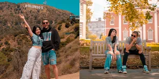 Potret Via Vallen dan Suami Honeymoon ke Amerika, Makin Lengket Usai Menikah - Sukses Bikin Netizen Baper