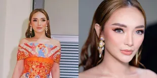 Potret Zaskia Gotik Tampil Cantik dengan Gaun Orange, Disebut Mirip Bidadari Tak Bersayap