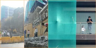 Proses Penghancuran Tempat Parkir Van SRK, Dijaga Ketat Polisi