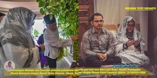 Prosesi Pemasangan Bleketepe dan Pengajian Jelang Pernikahan Danny Rukmana, Mantan Suami Lulu Tobing