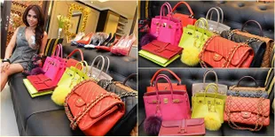 Punya 80 Tas Branded, Inilah Hermes Mewah Milik Rina Mubal Arum
