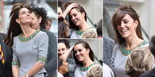 Rambut Berantakan Gara-Gara Angin, Kate Middleton Cantik Atau ...