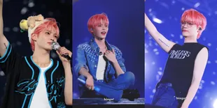  Rambut Pink-nya Menjadi Sorotan, Berikut Potret Sung Hanbin ZB1 di Konser ‘TIMELESS WORLD’