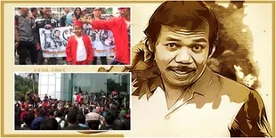 Ratusan Massa Pendukung Benyamin S Demo YKS di Depan Trans TV