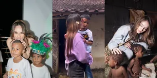 Rayakan Hari Anak Sedunia, 8 Potret Cinta Laura Bareng Anak-anak Saat Keliling Indonesia - Sampaikan Pesan Mulia