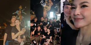 Rayakan Nyepi Bareng Mahalini, 10 Potret Rizky Febian Ikut Pengerupukan - Jajal Main Gamelan Bali Hingga Arak Ogoh-ogoh