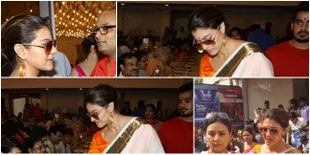 Rayakan Puja Durga, Kajol Tampil Membahana Dengan Kacamata Gaul