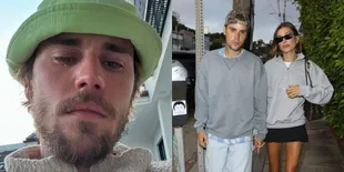 Justin Bieber Unggah Foto Menangis, Komentar Hailey Bieber Jadi Sorotan