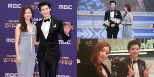 Red Carpet Sampai Best Couple, Lee Jong Suk & Han Hyo Joo Mesra