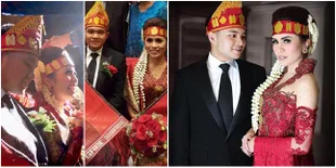 Resepsi Adat Batak Momo Geisha dan Reza, Merah di Pekanbaru