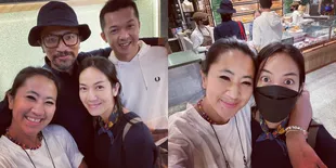 Reuni Saudara, Potret Mantan Pebulutangkis Taufik Hidayat dan Ami Gumelar Bareng Aktris Ladya Cherryl Sang Kakak Ipar