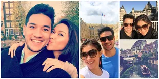 Romantis Abis! Nana Mirdad & Andrew White Bulan Madu di Eropa