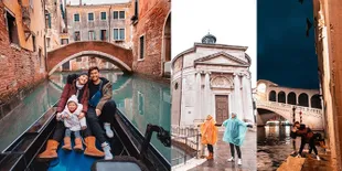 Romantis di Venesia, Glenn Alinskie - Chelsea Seru Bareng Anak