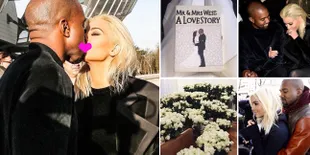 Romantis! Inilah Bukti Kemesraan Kim Kardashian dan Kanye West