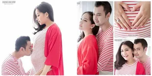 Romantis! Raffi Ahmad Temani Nagita Lakukan Pemotretan Kehamilan