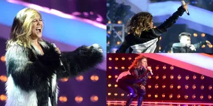 Saat Agnez Mo Pakai Busana Cetar Penuh Bulu, Keren Kelas Dunia!