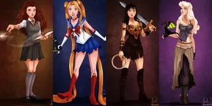 Saat Gadis Disney Jadi Pahlawan Wanita Terkenal, Cantik Menggoda