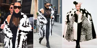 Saat Kim Kardashian Menjelma Jadi Cruella de Vil '102 DALMATIANS'