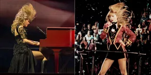 Saat Rambut Indah Taylor Swift Berkibar Dalam Konser