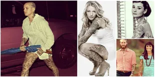 Saat Selebritis Mulus Mendadak Dipenuhi 'Tato', Jadi Sangar!