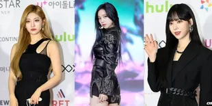 Sabet 3 Penghargaan, 10 Potret Aespa dalam Acara Asia Artist Awards 2021 - Glamour Dengan Busana Hitam! 