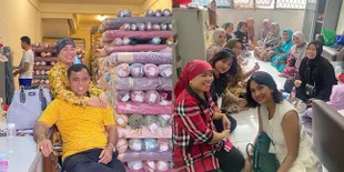 Salah Satu Sumber Kekayaan, 10 Potret Toko Kain Ayah Mendiang Bibi Andriansyah di Tanah Abang - Vanessa Angel Pernah Bantu Jualan