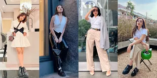 Sama-sama Stylish, 10 Potret Adu Gaya Fuji VS Aaliyah Massaid - Bisa Jadi Inspirasi OOTD Kamu