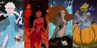 Sambut Halloween, Para Princess Disney Jadi Beringas
