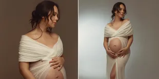 Sebentar Lagi Melahirkan, Cantiknya Bumil Glowing Pamela Bowie di Maternity Shoot Terbaru