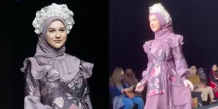 Sedang Berbadan Dua, Ini Potret Irish Bella Tampil Memukau Jadi Model Berjalan di Catwalk Peragaan Busana