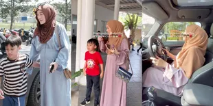 Sedang Hamil Besar, 10 Potret Larissa Chou Masih Hadiri Acara Sekolah Anak - Setir Mobil Sendiri