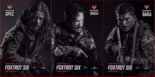 Sederet Aktor Top di Film 'FOXTROT SIX', Ada Julie Estelle Juga!