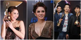 Sederet Artis di red Carpet AMI Awards 2013 - Fashion Glamor