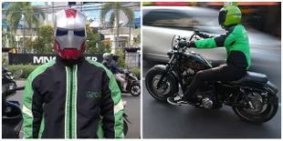 Sederet Helm Ojol Yang Bikin Ngakak, Ada Yang Mirip Tabung Gas!