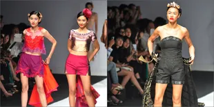 Sederet Model Cantik 'Tanggalkan' Busana di Atas Catwalk JFW 2015