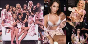 Sederet Model Hot di Backstage Victoria's Secret Fashion Show