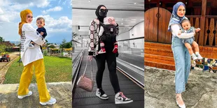 Sederet Outfit Kece Nathalie Holscher Saat Momong Baby Adzam: Jadi Cewek Kue, Cewek Mamba, & Cewek Bumi Sekaligus