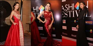 Sederet Seleb Cantik Pamerkan Gaun Indah di 'I Fashion Festival'