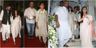 Sederet Seleb Hadiri Doa Bersama Untuk Ayah Rani Mukherjee