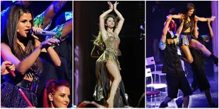 Seksi Energik - Galeri Penampilan Atraktif Selena Gomez di Konser Stars Dance