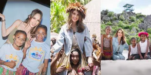 Selalu Jadi Inspirasi, 8 Potret Cinta Laura Bareng Anak-anak Jayapura dan Wamena - Nikmati Keindahan Papua