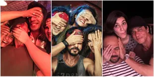 Selfie Separuh Wajah Ala Shahrukh Khan dan Kajol, Asli Gokil!