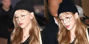 Sempat Bikin Fans Khawatir, Taeyeon SNSD Terlihat Tegar Saat di Bandara