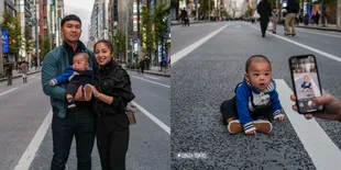 Senang Traveling Sejak Bayi, 8 Potret Baby Izz Liburan ke Jepang Bareng Nikita Willy dan Indra Priawan - Gayanya Mirip Sang Ayah
