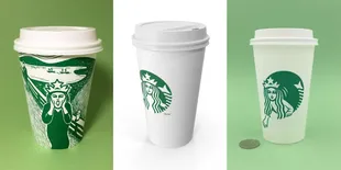 Seniman Asal Korsel Sulap Cup Starbucks Jadi Luar Biasa Artistik