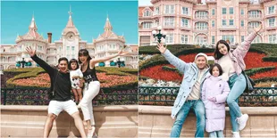 Seperti Tak Pernah Berpisah, Ini Foto-Foto Gisel-Gempi-Gading Dulu vs Sekarang di Inggris dan Prancis